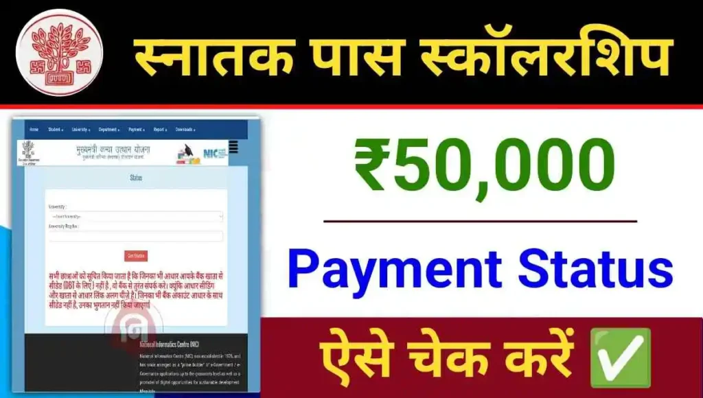 Graduation Scholarship Payment Status Check 2024