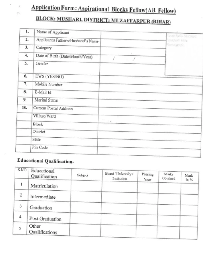 Muzaffarpur ABF Vacancy 2024